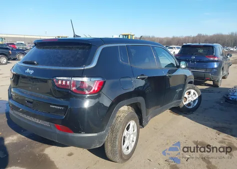 2022 Jeep Compass Sport 4X4 из США, поврежденный, VIN 3C4NJDAB7NT221082
